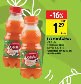 O LA LA! Sok marchwiowy