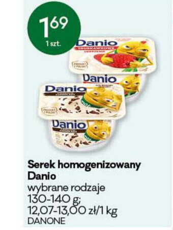 Groszek Serek homogenizowany Danio 130-140g oferta