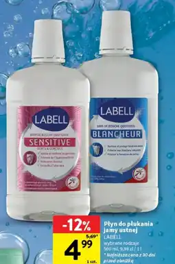 Intermarche Płyn do płukania jamy ustnej Labell oferta