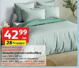 Auchan Komplet pościeli z mikrofibry oferta
