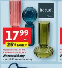Auchan Actuel Wazon szklany oferta