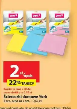 Auchan York ściereczki domowe oferta