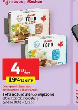Auchan Auchan Tofu naturalne lub wędzone oferta