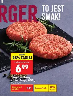Biedronka Burger wołowy oferta