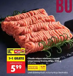 Biedronka Chude mięso mielone z szynki wieprzowej oferta