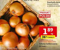 Auchan Cebula kalibrowana 60 mm+ oferta
