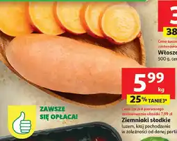 Auchan Ziemniaki słodkie luzem, kraj pochodzenia w zależności od danej partii oferta