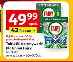 Auchan Tabletki do zmywarki Fairy oferta