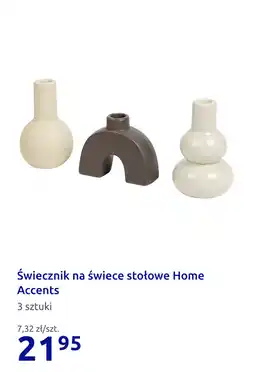 Action Świecznik na świece stołowe Home Accents oferta