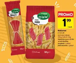 Intermarche Makaron O LA LA! (spaghetti, pióra) oferta