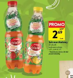 Intermarche Sok marchwiowy O LA LA! oferta
