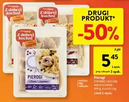 Intermarche Pierogi z serem i jagodami oferta