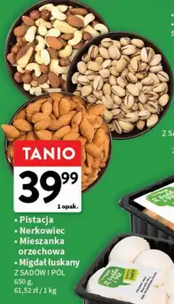 Intermarche Pistacja, Nerkowiec, Mieszanka orzechowa, Migdał łuskany oferta