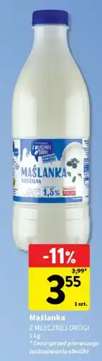 Intermarche Maślanka Z MLECZNEJ DROGI oferta