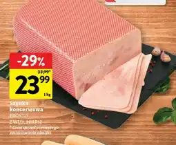 Intermarche Szynka konserwowa PROSTO Z WĘDLINIARNI oferta