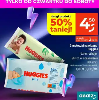 Dealz Chusteczki nawilżane Huggies oferta