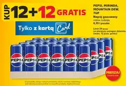 Kaufland Pepsi, Mirinda, Mountain Dew, 7UP (napój gazowany, różne rodzaje, 0,33 l puszka) oferta