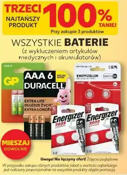 Kaufland Wszystkie baterie (Duracell, Energizer, Varta, AAA, AA) oferta