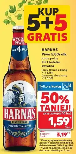Kaufland Piwo Harnaś oferta