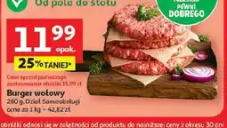 Auchan Burger wołowy oferta