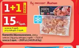 Auchan Auchan Krewetki blanszowane oferta