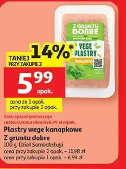 Auchan Z gruntu dobre Plastry wege kanapkowe oferta