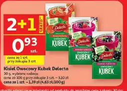 Auchan Delecta Kisiel Owocowy Kubek oferta