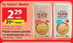 Auchan Auchan Płatki owsiane oferta