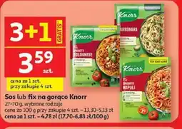 Auchan Knorr Sos lub fix na gorąco oferta