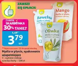 Auchan Mydło w płynie uzupełniające oferta