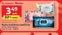 Auchan Auchan Papier toaletowy nawilżany oferta