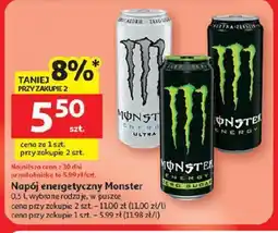 Auchan Monster napój energetyczny oferta
