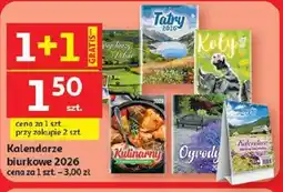 Auchan Kalendarze biurkowe 2026 oferta