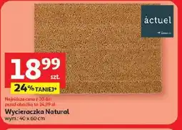 Auchan Actuel Wycieraczka Natural oferta