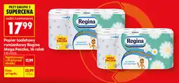 Biedronka Papier toaletowy Regina Mega Ręcznik, 10 rolek oferta
