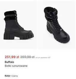 Deichmann Buffalo Botki sznurowane oferta