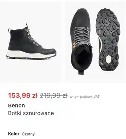 Deichmann Bench Botki sznurowane oferta