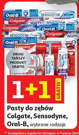 Auchan Pasty do zębów Colgate, Sensodyne, Oral-B, wybrane rodzaje oferta