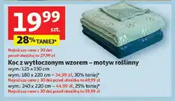 Auchan Koc z wytłoczonym wzorem – motyw roślinny oferta