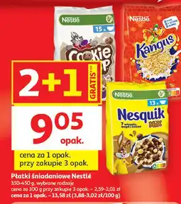 Auchan Płatki śniadaniowe Nestlé (Cini Minis, Kangus, Nesquik) oferta