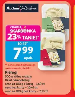 Auchan Pierogi, różne rodzaje, Auchan Collection oferta