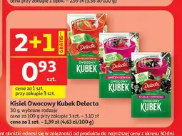 Auchan Kisiel Owocowy Kubek Delecta oferta