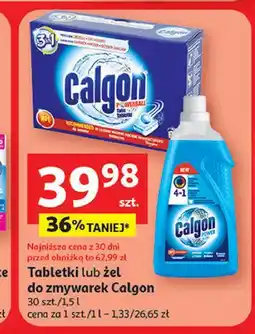 Auchan Tabletki lub żel do zmywarek Calgon oferta
