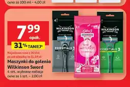 Auchan Maszynki do golenia Wilkinson Sword 4 szt oferta