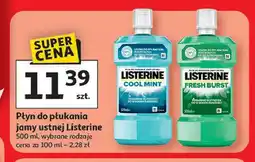 Auchan Płyn do płukania jamy ustnej Listerine oferta