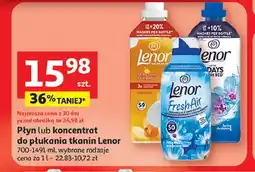 Auchan Płyn lub koncentrat do płukania tkanin Lenor oferta
