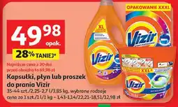 Auchan Kapsułki, płyn lub proszek do prania Vizir oferta