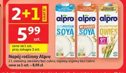 Auchan Napój roślinny Alpro 1L (różne rodzaje) oferta