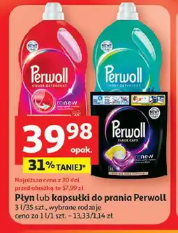Auchan Płyn lub kapsułki do prania Perwoll oferta