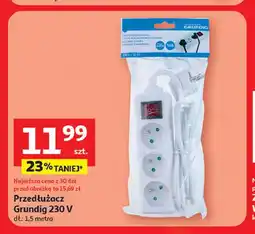 Auchan Przedłużacz Grundig 230 V dł. 1,5 metra oferta